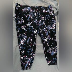 Floral Print Capri/Leggings Active Wear